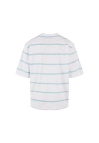 Urban Classics - Męska Koszulka Stripe Oversized T-shirt. Kolor: brązowy, niebieski, wielokolorowy