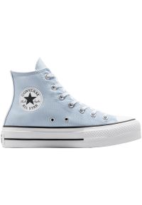 Adidasy Converse Chuck Taylor All Star Lift, Kobiety. Kolor: niebieski. Materiał: materiał. Model: Converse All Star