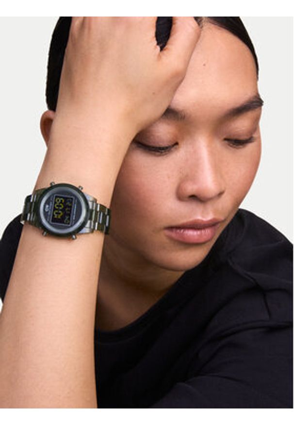 Daniel Wellington Zegarek DW00100762 Zielony. Kolor: zielony. Materiał: syntetyk