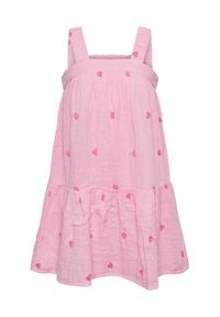 Pieces KIDS Sukienka 17139132 Fioletowy Loose Fit. Kolor: fioletowy