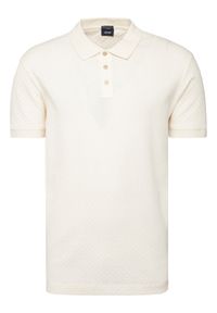 JOOP! Polo Roni 10100056 30100501 Écru Regular Fit. Typ kołnierza: polo. Materiał: bawełna #1