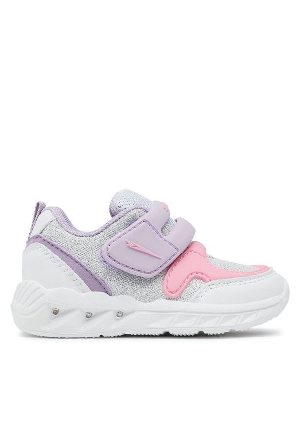 Sneakersy Sprandi. Kolor: srebrny