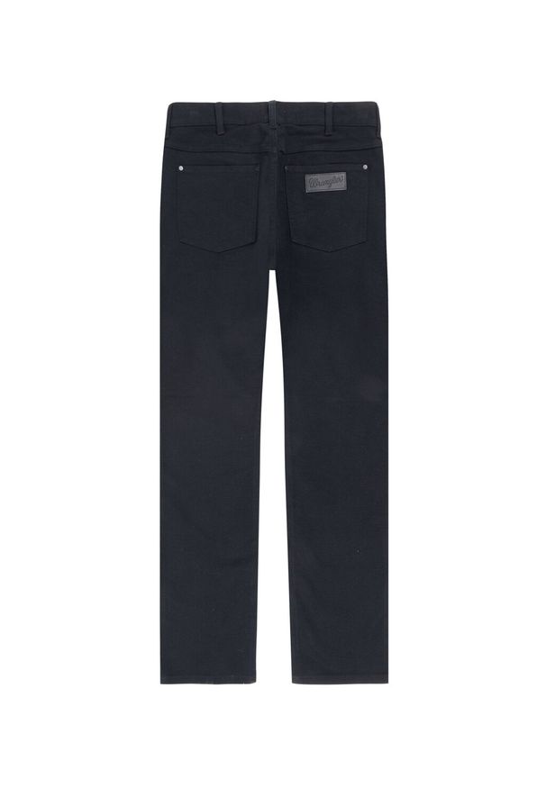 Wrangler - WRANGLER GREENSBORO MĘSKIE SPODNIE MATERIAŁOWE MATERIAŁ BLACK 112341455 W15Q011936. Materiał: materiał