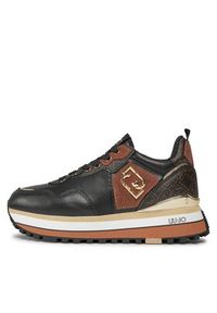 Liu Jo Sneakersy Maxi Wonder 01 BF3003 PX393 Czarny. Kolor: czarny. Materiał: skóra