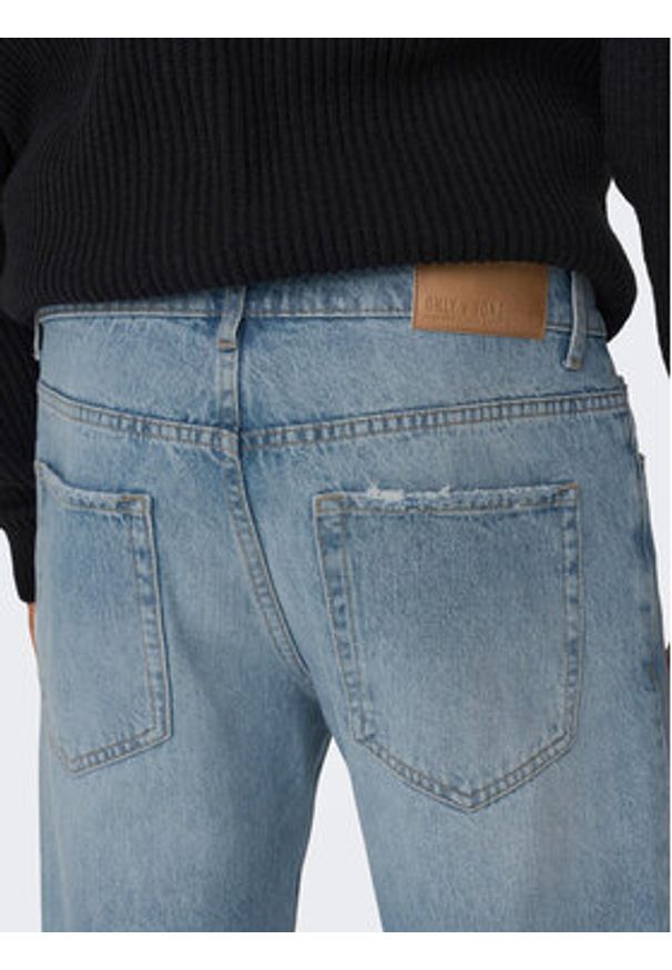 Only & Sons Jeansy Edge 22026986 Niebieski Loose Fit. Kolor: niebieski