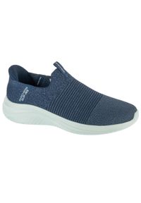 skechers - Buty sportowe Sneakersy damskie, Slip-Ins: Ultra Flex 3.0 - Nezzo. Kolor: niebieski. Model: Skechers Sport. Sport: turystyka piesza