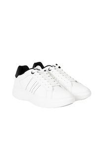 U.S. Polo Assn. Sneakersy "Jewel 007M" | S21615 | Jewel 007M | Mężczyzna | Biały. Kolor: biały. Materiał: skóra ekologiczna. Wzór: aplikacja