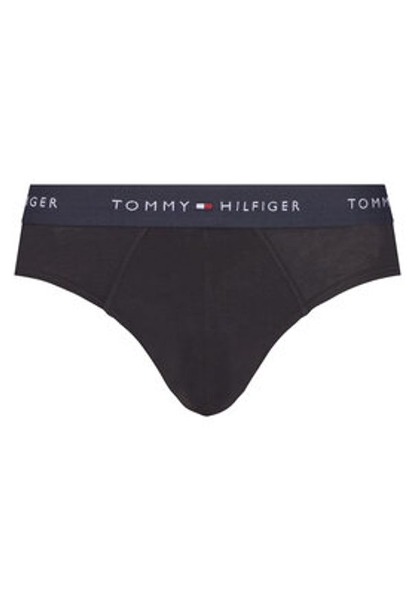 TOMMY HILFIGER - Tommy Hilfiger Komplet slipów UM0UM03471 Czarny. Kolor: czarny. Materiał: bawełna