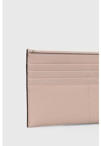 MICHAEL Michael Kors portfel skórzany damski kolor różowy. Kolor: różowy. Materiał: skóra #4