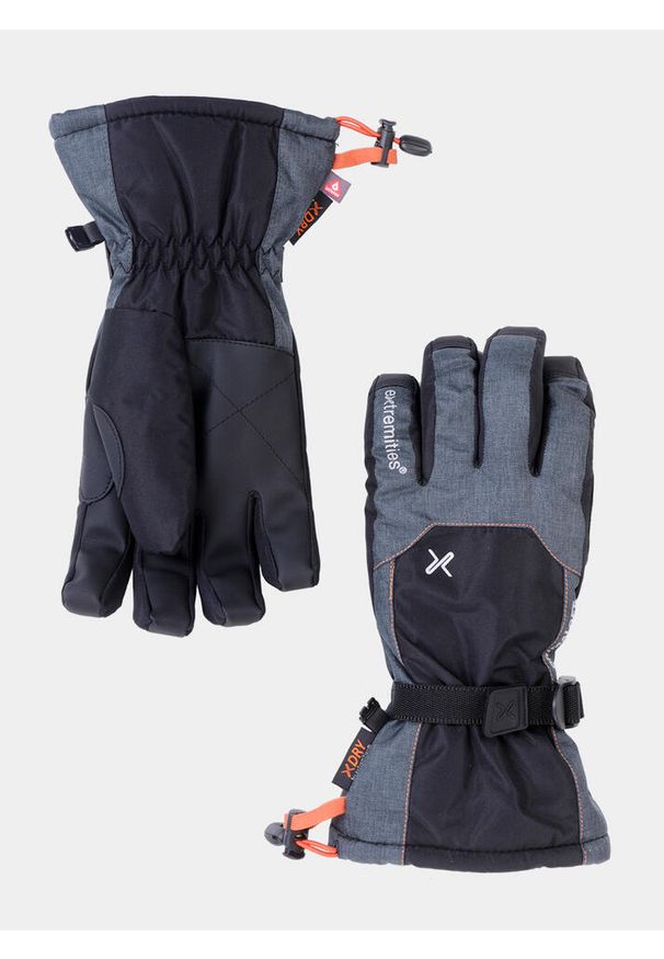 EXTREMITIES - Rękawice zimowe Extremities Torres Peak Glove. Kolor: szary. Sezon: zima