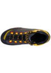 LA SPORTIVA - Buty trekkingowe męskie La Sportiva Trango Tech Leather Gtx. Wysokość cholewki: za kostkę. Kolor: czarny. Materiał: skóra. Szerokość cholewki: normalna