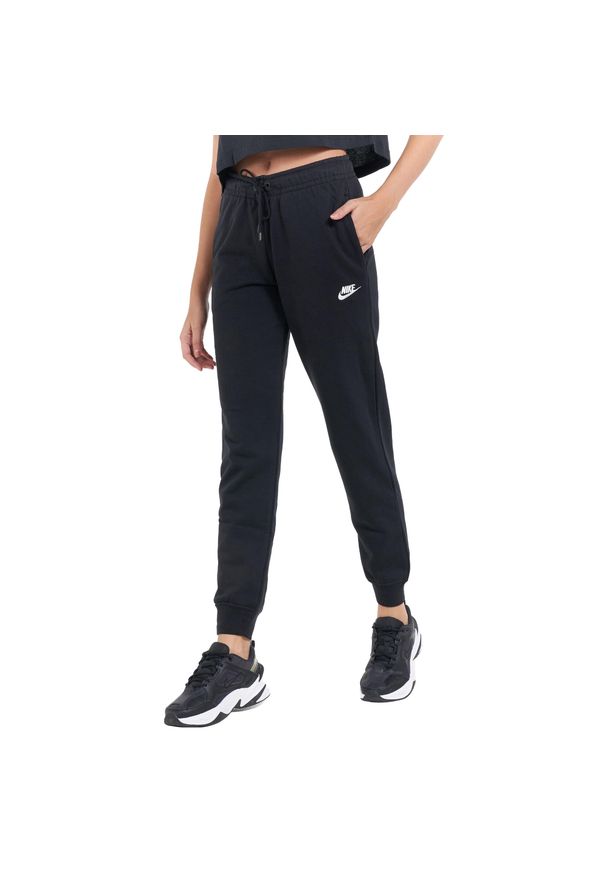 Nike - Spodnie Do Joggingu Damskie Polar Essential. Kolor: czarny. Materiał: polar. Sport: bieganie