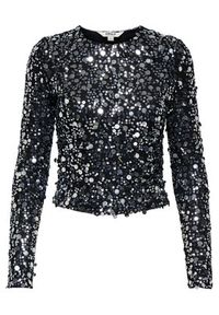 only - ONLY Bluzka Catina 15358382 Czarny Slim Fit. Kolor: czarny. Materiał: syntetyk #7