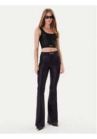 Just Cavalli Top 78PAM2A6 Czarny Slim Fit. Kolor: czarny. Materiał: syntetyk #4