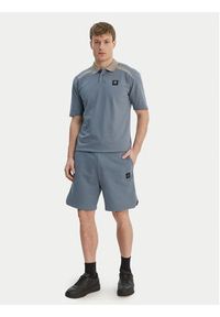 Hugo - HUGO Polo Dunios_RB 50559650 Niebieski Regular Fit. Typ kołnierza: polo. Kolor: niebieski. Materiał: bawełna #3