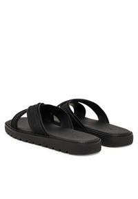 Calvin Klein Klapki Sq Molded Sandal Xcross Wb HM0HM02101 Czarny. Kolor: czarny. Materiał: materiał #6