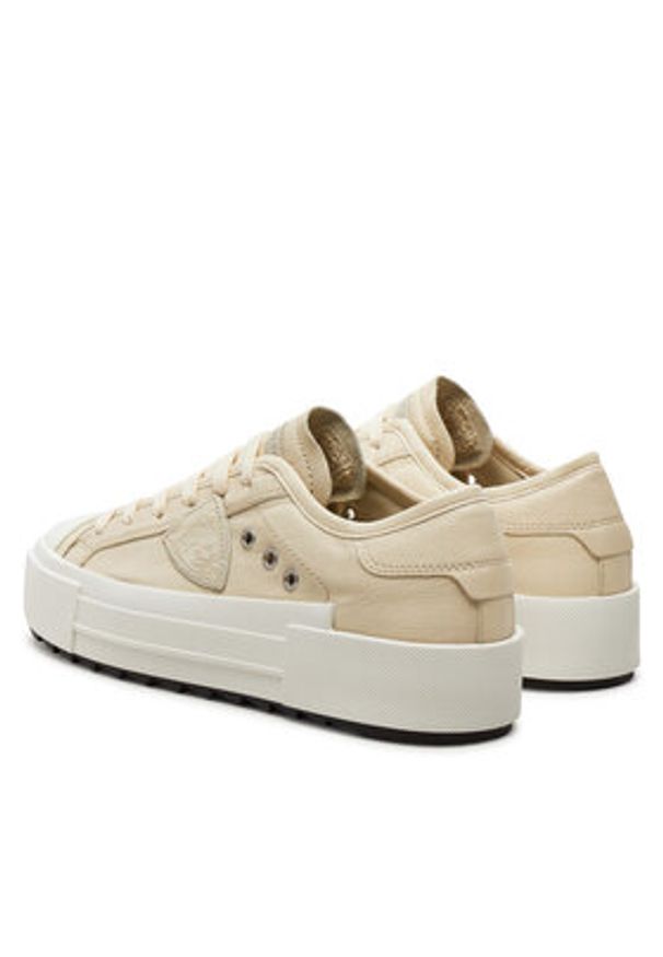 Philippe Model Sneakersy West PDLD W002 Écru. Materiał: skóra