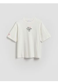 Reserved - T-shirt z nadrukiem na plecach - wielobarwny. Materiał: bawełna. Wzór: nadruk