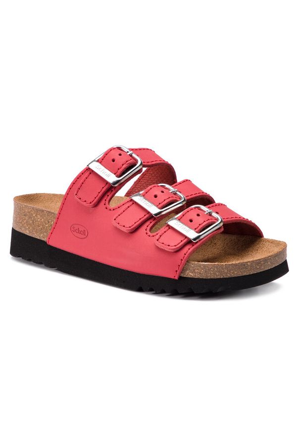 Klapki Scholl. Kolor: czerwony