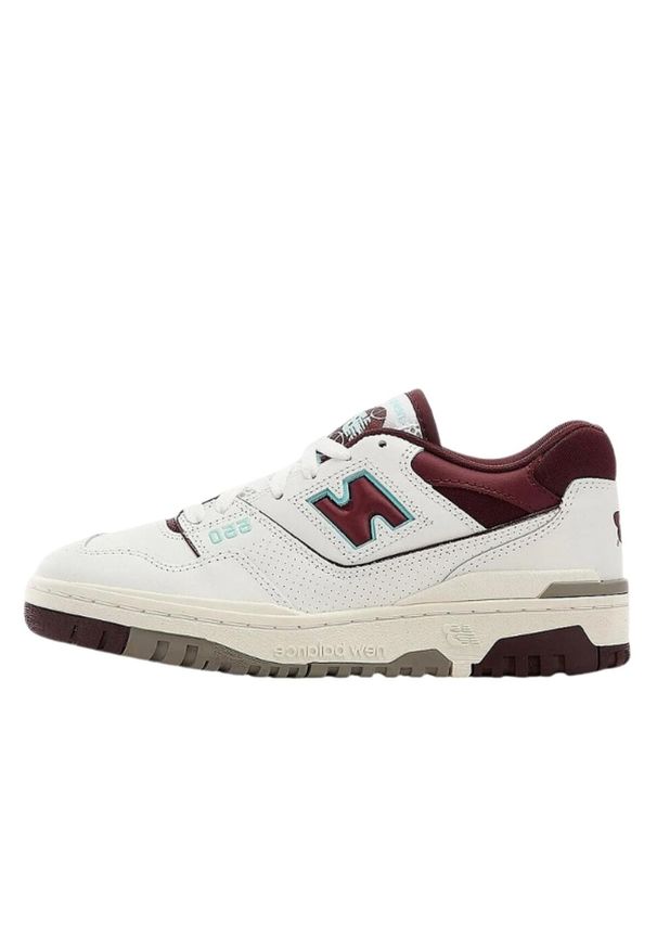 Buty do chodzenia dla dorosłych New Balance 550 White Burgundy. Kolor: czerwony. Sport: turystyka piesza