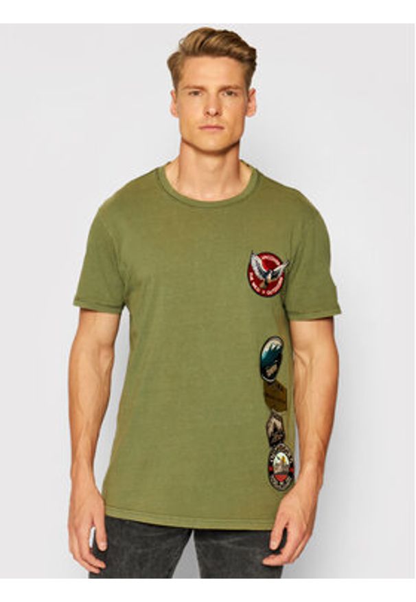 T-Shirt Guess. Kolor: zielony