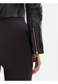 Elisabetta Franchi Kurtka skórzana GD-47Z-51E2-V1200 Czarny Regular Fit. Kolor: czarny. Materiał: skóra #5