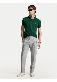 Polo Ralph Lauren Polo 710536856515 Zielony Regular Fit. Typ kołnierza: polo. Kolor: zielony. Materiał: bawełna #4