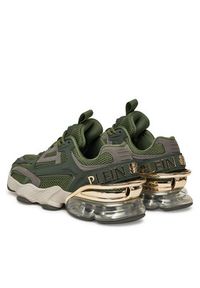 Plein Sport Sneakersy Thunderbeast // GEN.X.05 SAES USC0750 STE003N Zielony. Kolor: zielony. Materiał: materiał