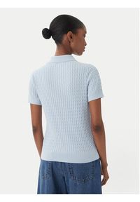 TOMMY HILFIGER - Tommy Hilfiger Sweter WW0WW41474 Niebieski Regular Fit. Kolor: niebieski. Materiał: bawełna #2