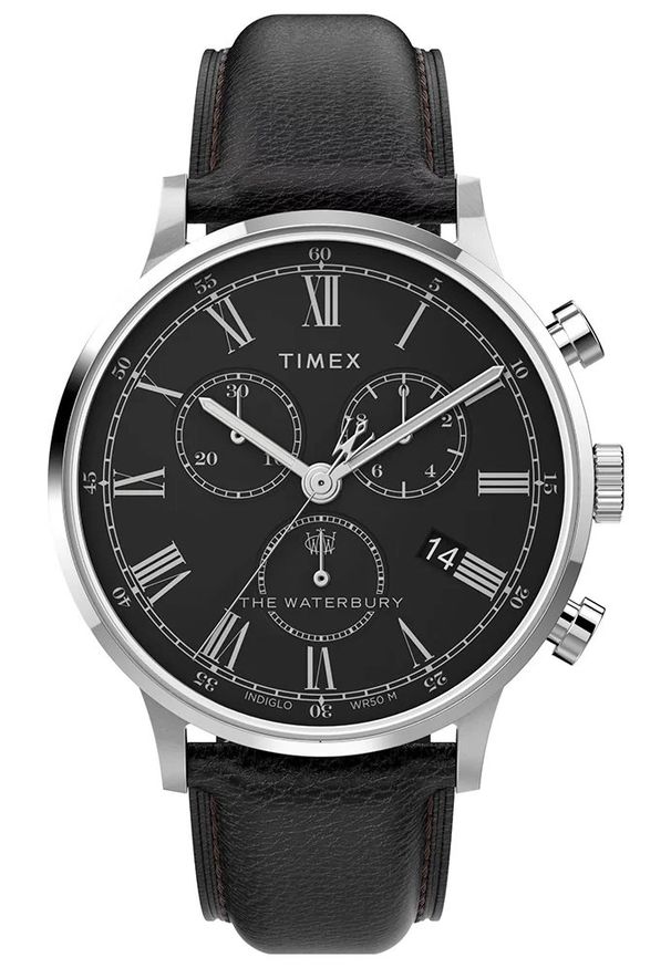 Timex - Zegarek Męski TIMEX WATERBURY TW2U88300. Styl: militarny