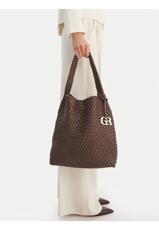 Gino Rossi - GINO ROSSI Torebka C-JERRY-LT22070 Brązowy. Kolor: brązowy