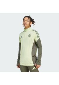 Adidas - Koszulka treningowa Real Madryt Tiro 25 Competition. Kolor: zielony. Materiał: dresówka. Sport: piłka nożna