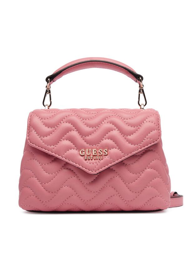 Guess Torebka HWQG96 53780 Różowy. Kolor: różowy. Materiał: skórzane