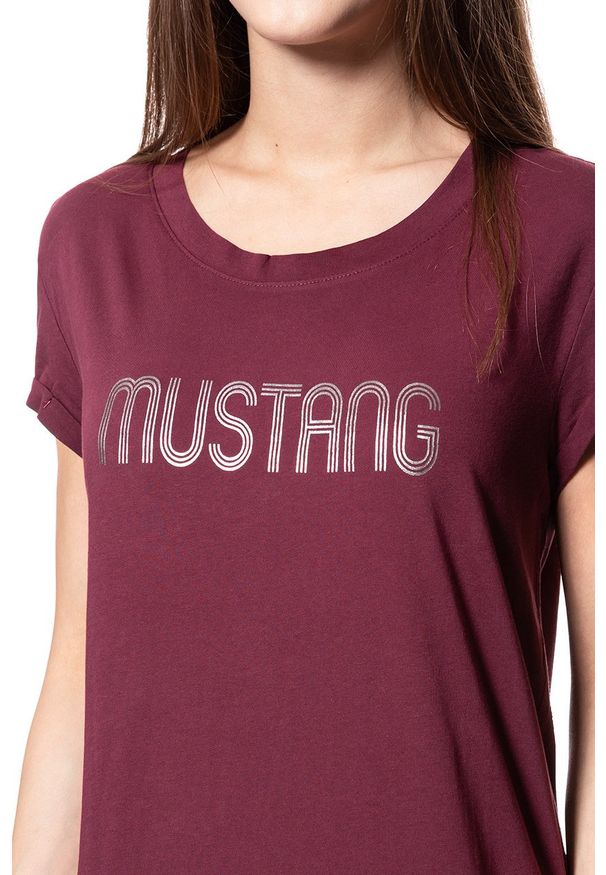 Mustang - MUSTANG T SHIRT DAMSKI Alina C Print PORT ROYALE 1008401 7193. Wzór: nadruk