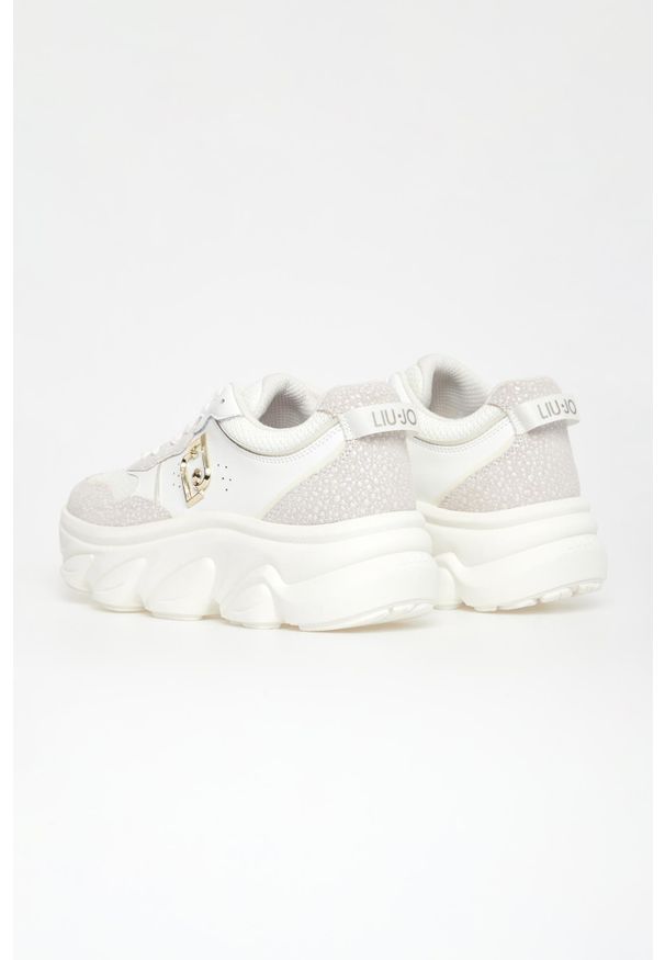 Liu Jo - Sneakersy damskie skórzane LIU JO. Materiał: skóra