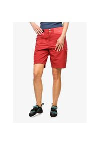 Haglöfs - Spodenki wspinaczkowe damskie Haglofs ROC Spitz Shorts. Kolor: czerwony. Długość: krótkie