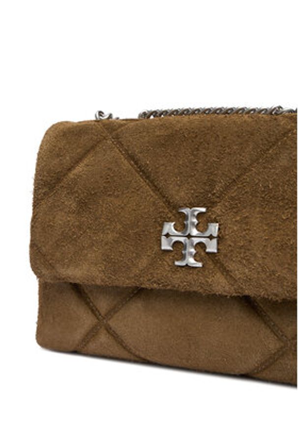 Tory Burch Torebka Diamond Quilt 169170 Zielony. Kolor: zielony. Materiał: skórzane, zamszowe