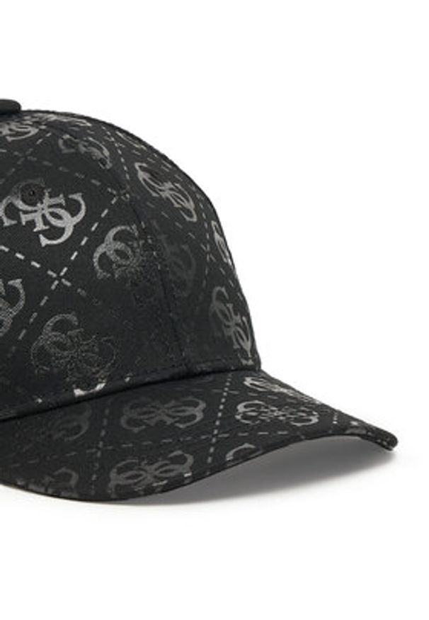 Guess Czapka z daszkiem AM9540 COT01 Czarny. Kolor: czarny. Materiał: materiał, bawełna