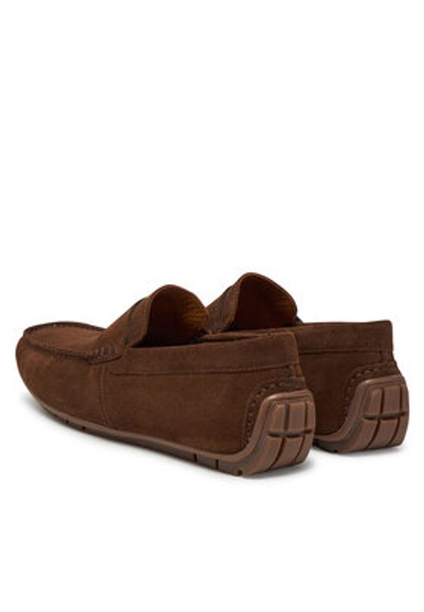 Lasocki Mokasyny SPIKE-02M MB Brązowy. Kolor: brązowy. Materiał: zamsz, skóra