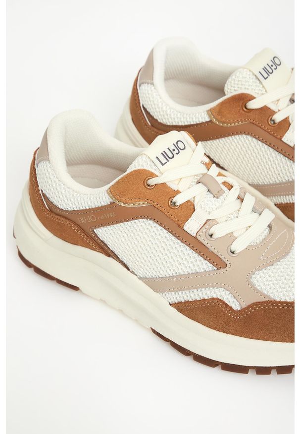 Liu Jo - Sneakersy męskie skórzane LIU JO. Materiał: skóra