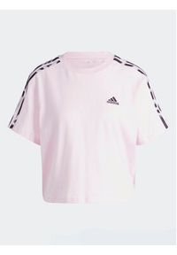 Adidas - adidas T-Shirt IL5870 Różowy Loose Fit. Kolor: różowy. Materiał: bawełna #8