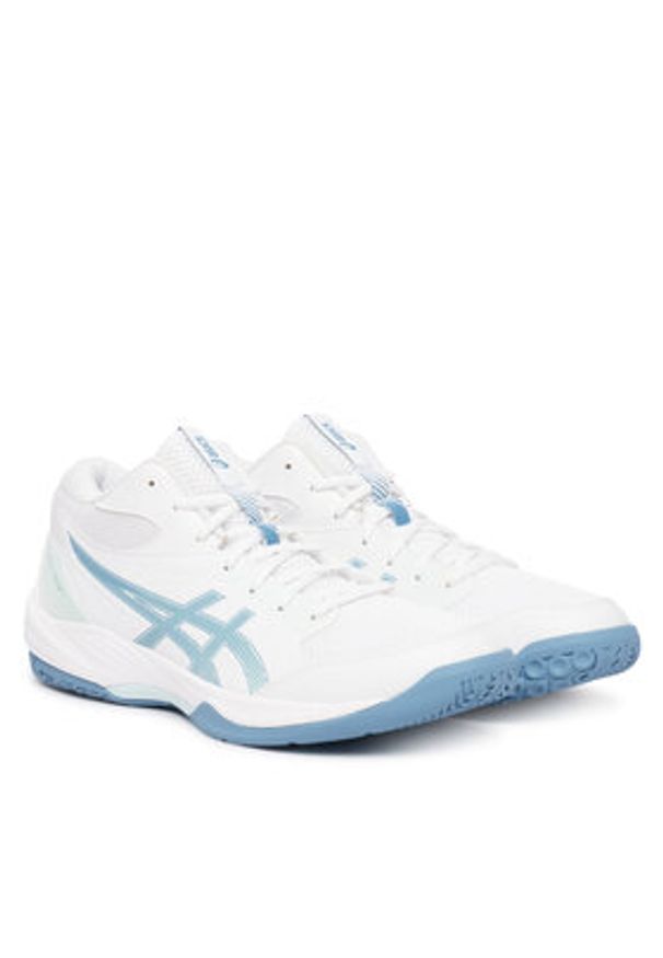 Asics Buty halowe Gel-Task Mt 4 1071A102 Biały. Kolor: biały. Materiał: skóra