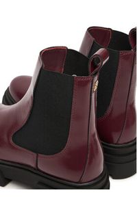 TOMMY HILFIGER - Tommy Hilfiger Sztyblety Shiny FW0FW09042 Brązowy. Kolor: brązowy. Materiał: skóra #6