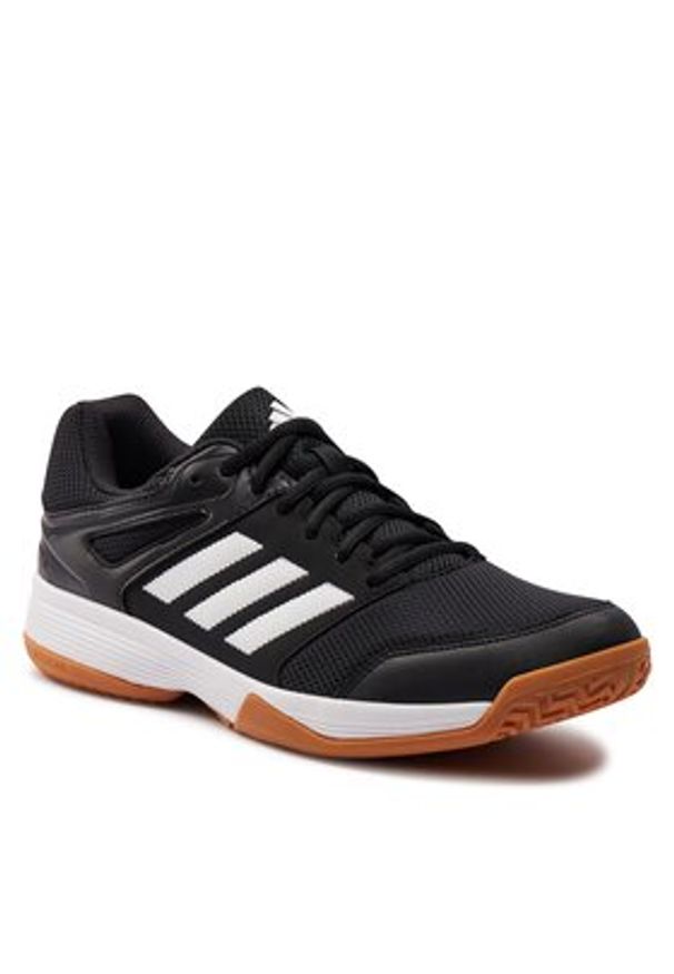 Adidas - adidas Buty halowe Speedcourt Indoor IE8033 Czarny. Kolor: czarny. Materiał: materiał