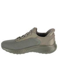 skechers - Buty sportowe Sneakersy męskie, Slip-Ins: Bobs Squad Chaos - Tough Walk. Kolor: zielony. Sport: turystyka piesza