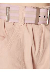 Pinko Spodnie materiałowe Rigore PE23 PDEN 100685 A0I4 Beżowy Relaxed Fit. Kolor: beżowy. Materiał: materiał, bawełna