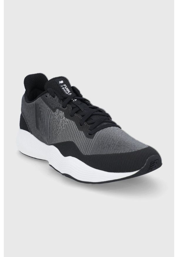 New Balance buty MXSHFTLK kolor czarny. Zapięcie: sznurówki. Kolor: czarny. Materiał: guma. Sport: bieganie