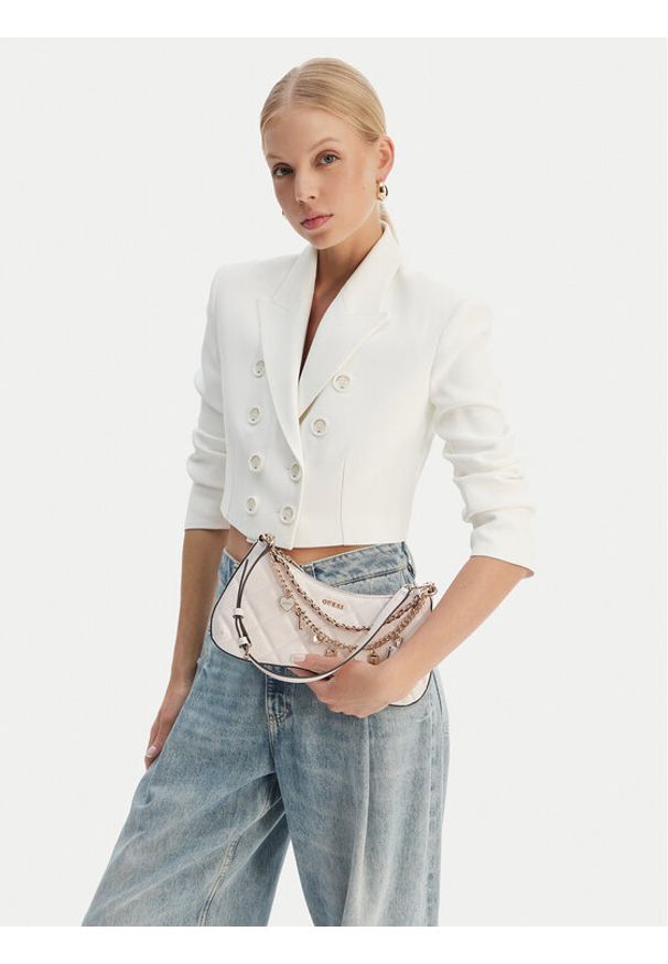 Guess Torebka HWGG99 12180 Écru. Materiał: skórzane