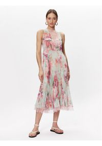 TwinSet - TWINSET Sukienka letnia 231TP2730 Kolorowy Regular Fit. Materiał: syntetyk. Wzór: kolorowy. Sezon: lato
