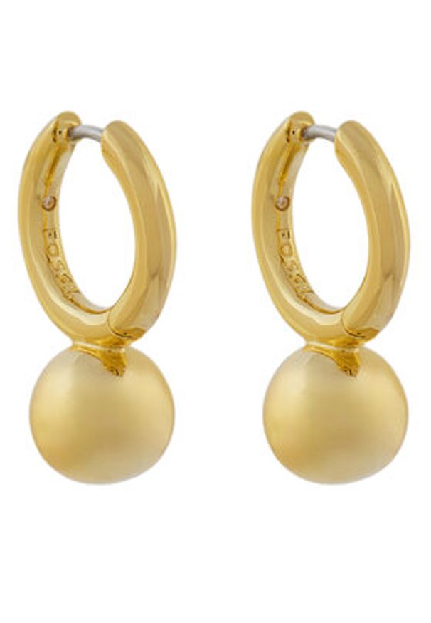 Fossil Kolczyki Bright Baubles JA7254710 Złoty. Materiał: metalowe. Kolor: złoty